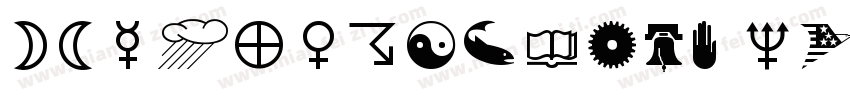 HGEMPIXymbols Regular字体转换